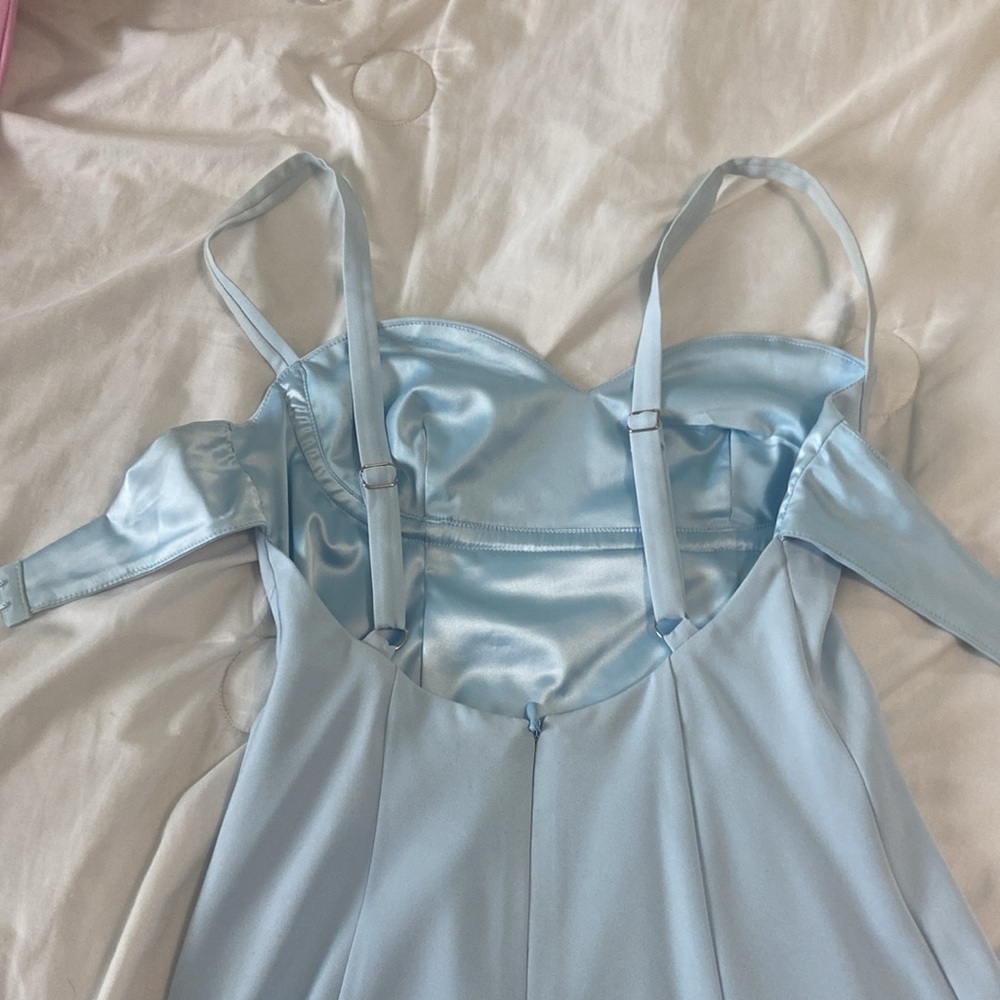Princess Polly Briana Mini dress Blue sweetheart - Picture 4 of 5
